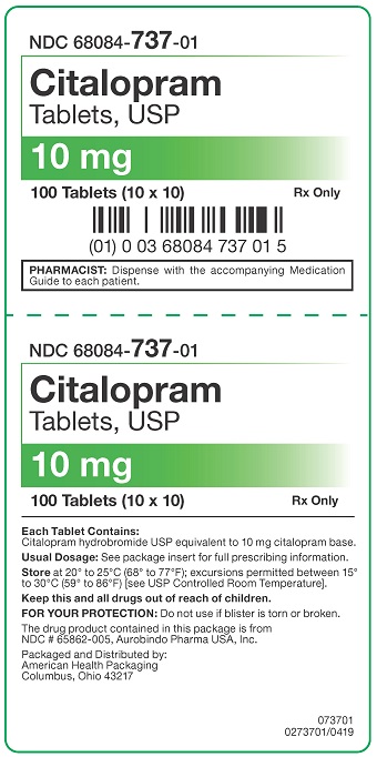 10 mg Citalopram Tablets Carton