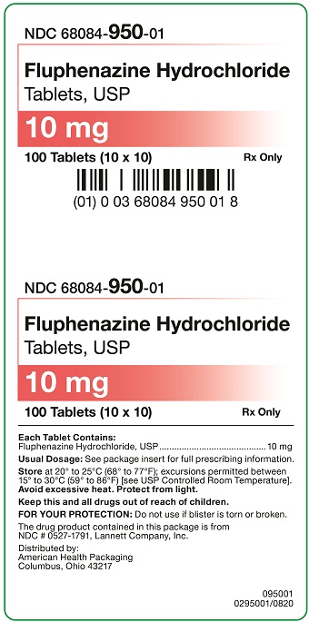10 mg Fluphenazine HCl Tablets Carton