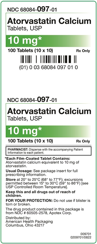 10 mg Atorvastatin Calcium Tablets Carton