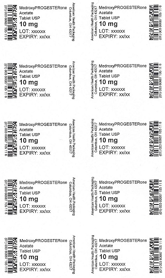 10 mg Medroxyprogesterone Tablets Blister