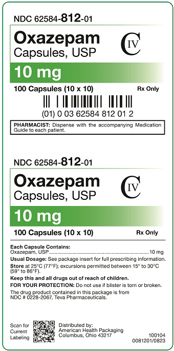 10 mg Oxazepam Capsules Carton