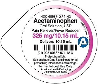 325 mg per 10.15 mL Acetaminophen Oral Solution Cup