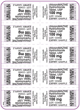 100 mg chlorproMAZINE HCl Tablet Blister