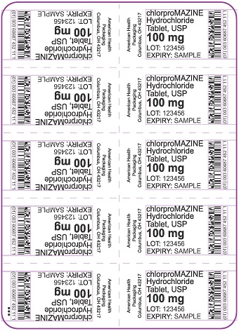 100 mg Chlorpromazine Hydrochloride Tablet Blister