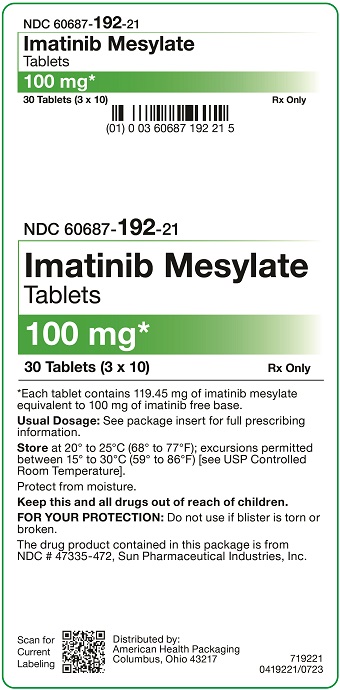 100 mg Imatnib Mesylate Tablets Carton