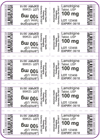 100 mg Lamotrigine Tablet Blister