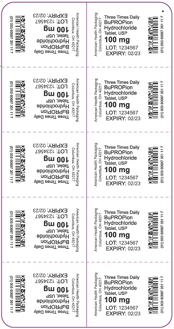 100 mg Bupropion HCl Tablet Blister