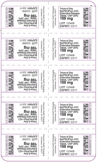 100 mg BuPROPion HCl Extended-Release Tablet (SR) Blister