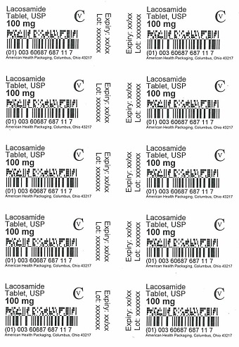 100 mg Lacosamide Tablet Blister