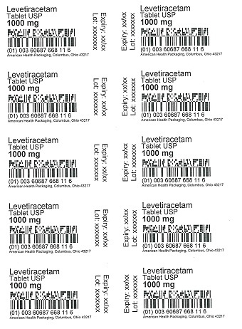 1000 mg Levetiracetam Tablet Blister