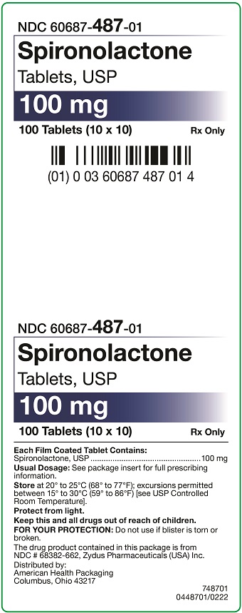 100 mg Spironolactone Tablets 100UD Carton