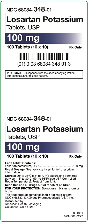 100mg Losartan Potassium Tablets Carton