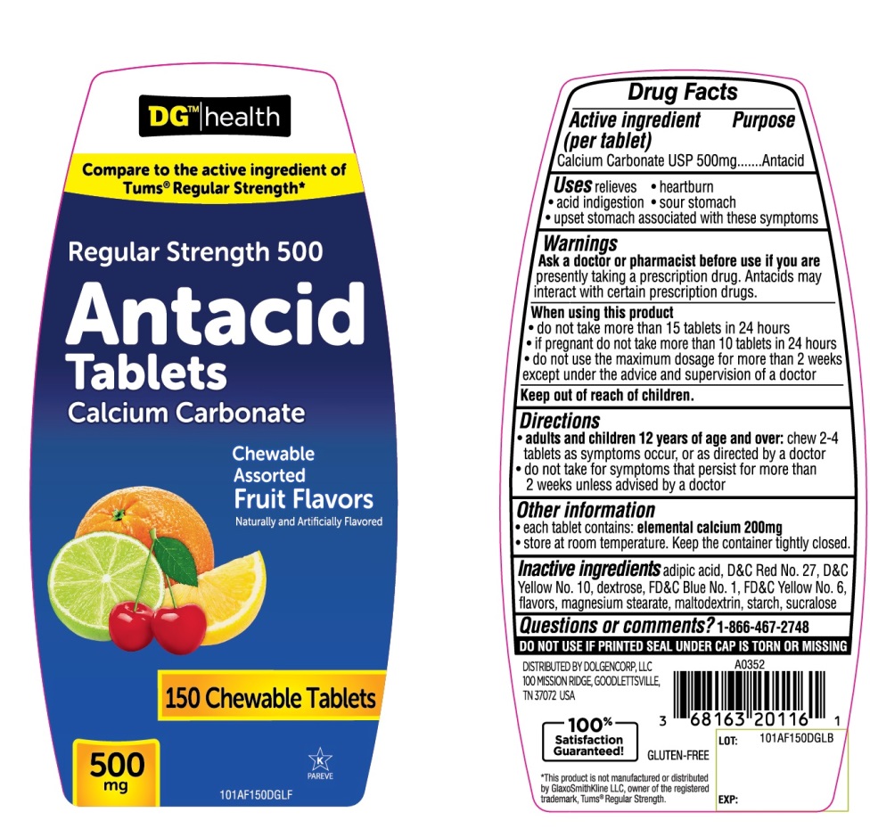 DG Health Regular Strength Antacid Tablets