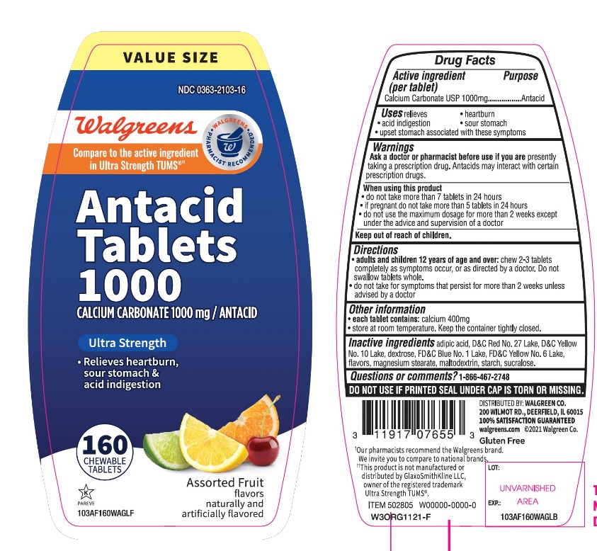 walgreens Antacid Tablets 1000 Ultra Strength Assortewalgreens Antacid Tablets 1000 Ultra Strength Assorted fruit flavors 160 Countd fruit flavors 160 Count