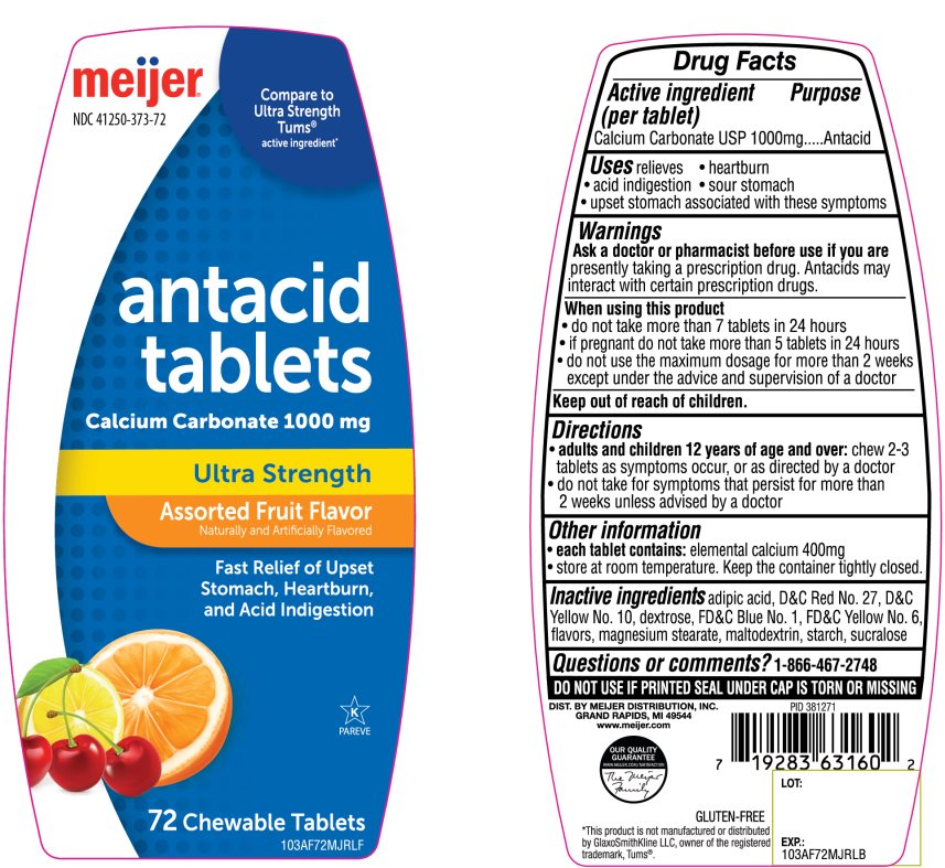 Meijer Ultra Strength Assorted Fruit Flavor Antacid Chewable Tablets