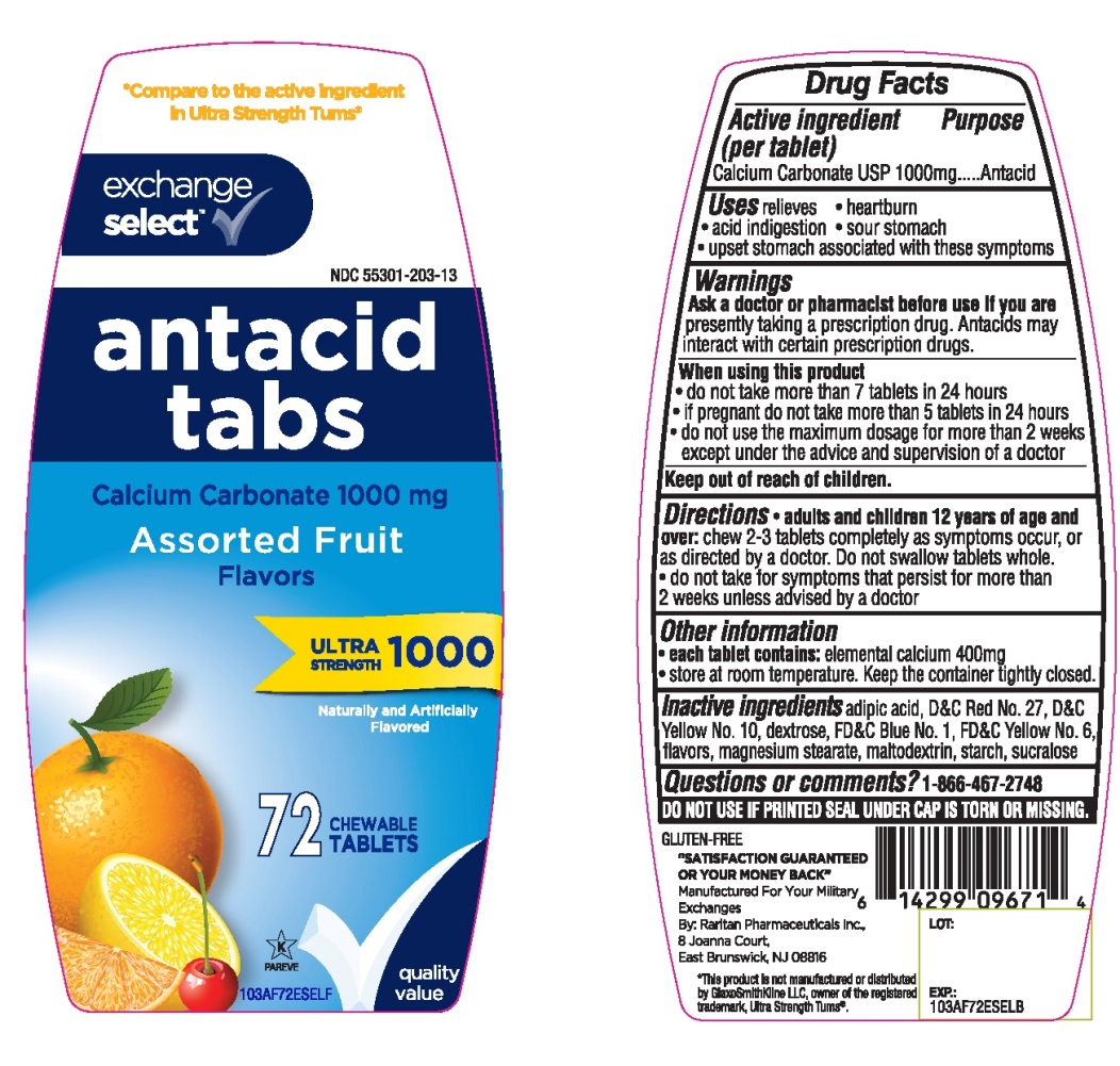 Exchange Select Assorted Fruit Flavor Antacid 72 Chewable Tablets
