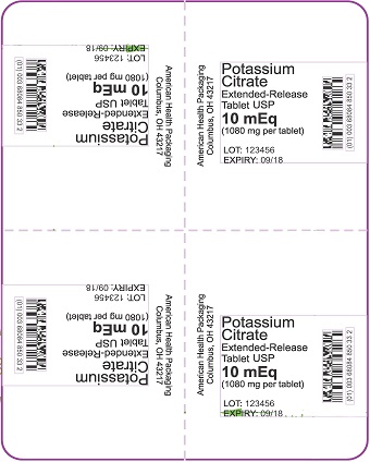 10mEq Potassium Citrate ER Tablets Blister