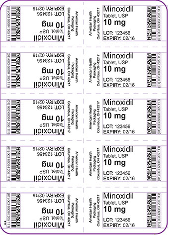 10mg Minoxidil Tablets Blister