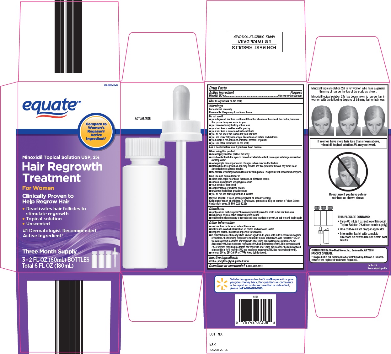 Equate Hair Regrowth Treatment image