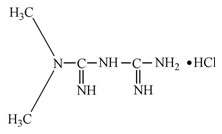 Metfomin Structural Formula