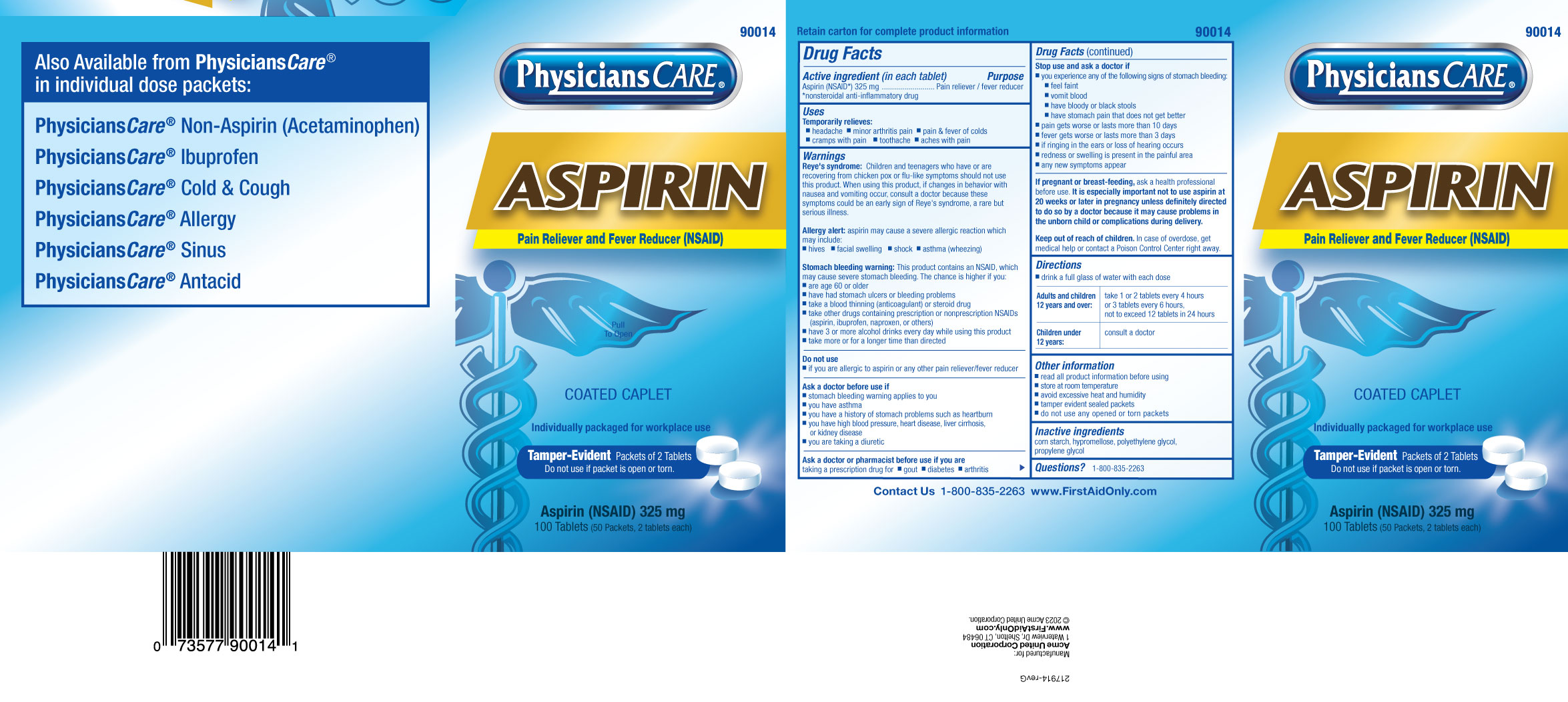 116R 90014 PC-Aspirin LNK Label