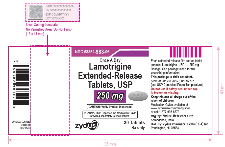 Lamotrigine extended-release tablets