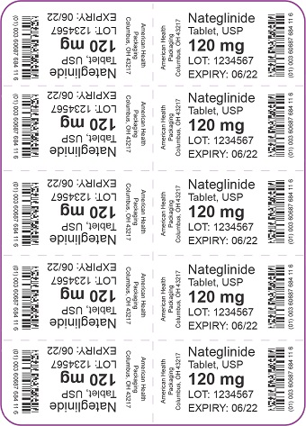 120 mg Nateglinide Tablet Blister