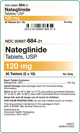120 mg Nateglinide Tablets Carton