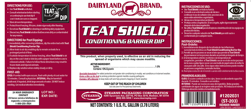 DB Teat Shield label image