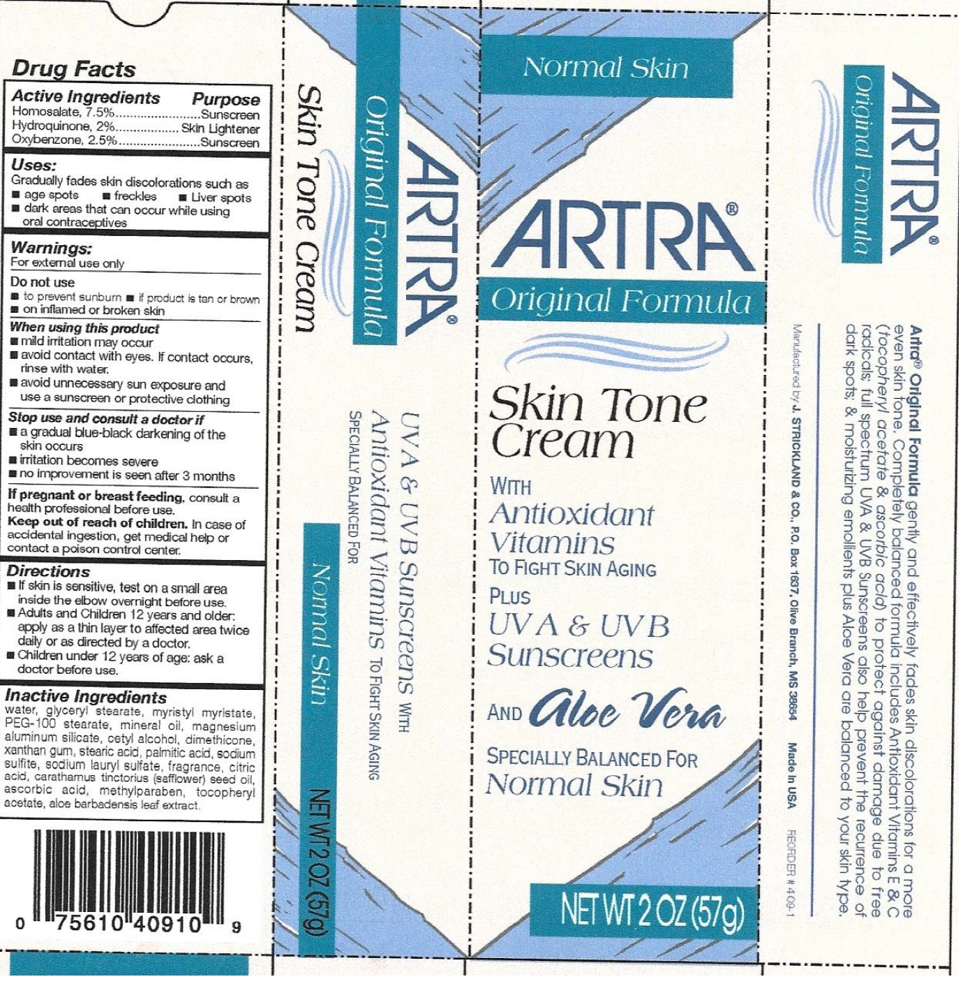 Artra Skin Tone For Normal Skin | Hydroquinone, Homosalate, Oxybenzone Cream while Breastfeeding