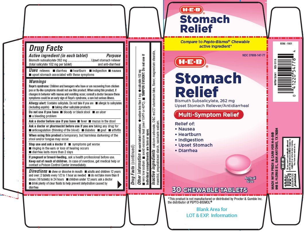 Heb Stomach Relief | Bismuth Subsalicylate Tablet, Chewable Breastfeeding