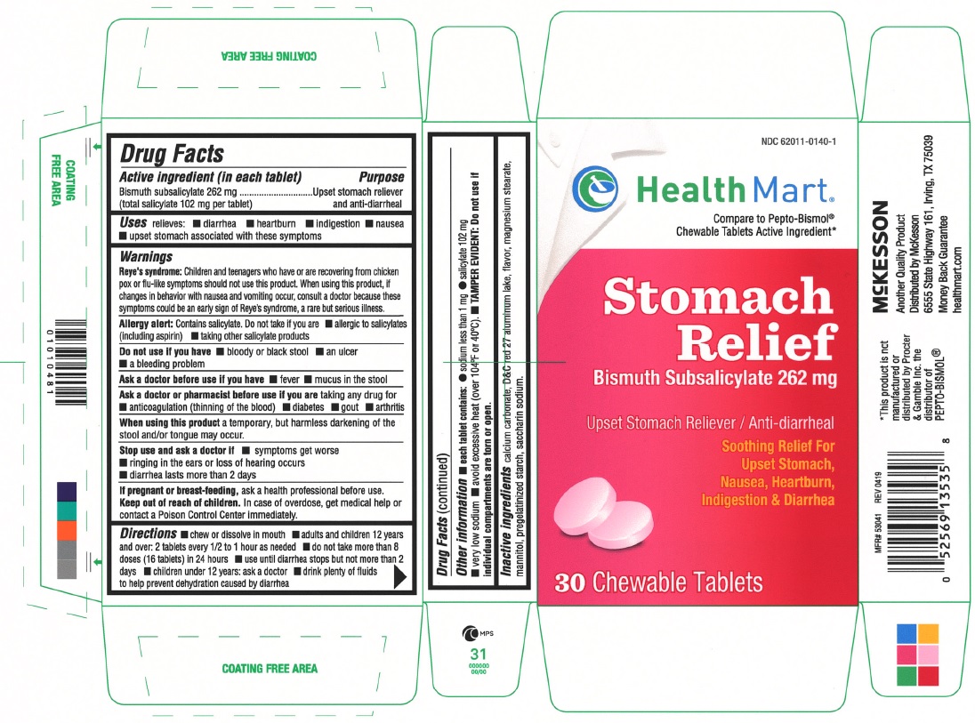 Health Mart Stomach Relief | Bismuth Subsalicylate Tablet, Chewable Breastfeeding