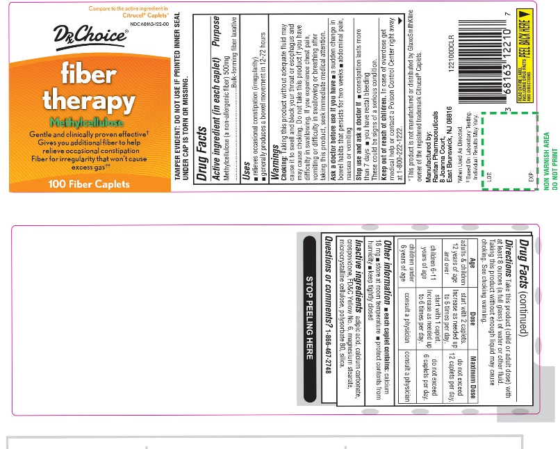 DRx Choice fiber therapy methylcellulose 100 Caplets