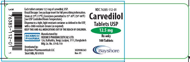 PRINCIPAL DISPLAY PANEL - 12.5 mg container