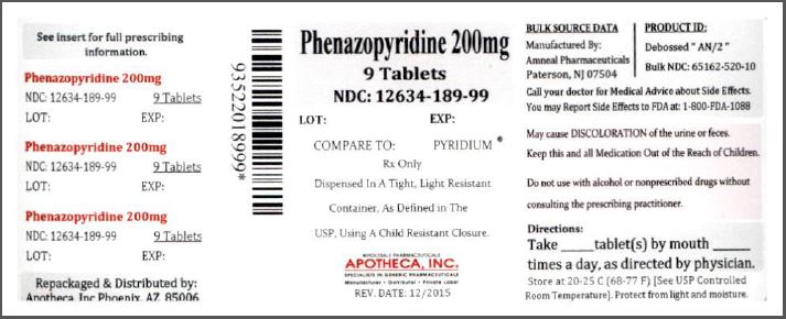 Phenazopyridine Hydrochloride | Phenazopyridine Tablet Breastfeeding