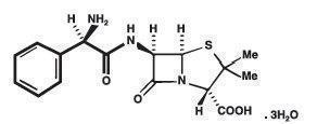 Ampicillin trihydrate Chemical Structure