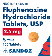 Fluphenazine 2.5 mg Label