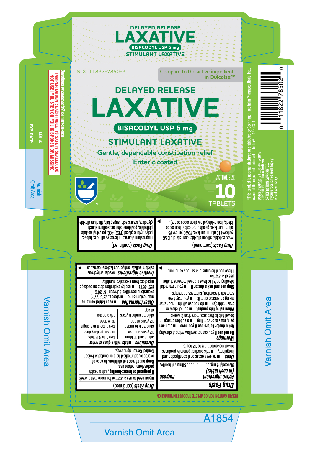 14R-Rite Aid-Laxative Bisacodyl Tablets-carton label-10s