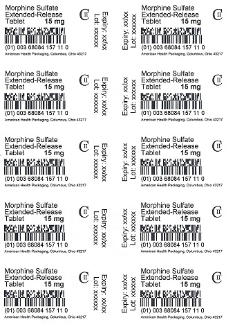 15 mg Morphine Sulfate Extended-Release Tablet Blister