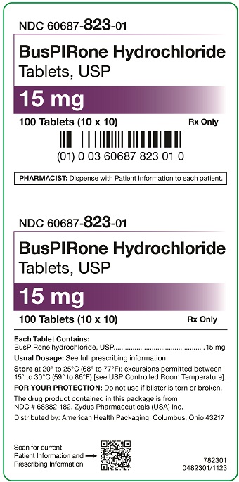 15 mg Buspirone HCl Tablets Carton