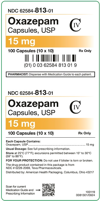 15 mg Oxazepam Capsules Carton