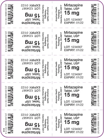 15 mg Mirtazapine Tablet Blister