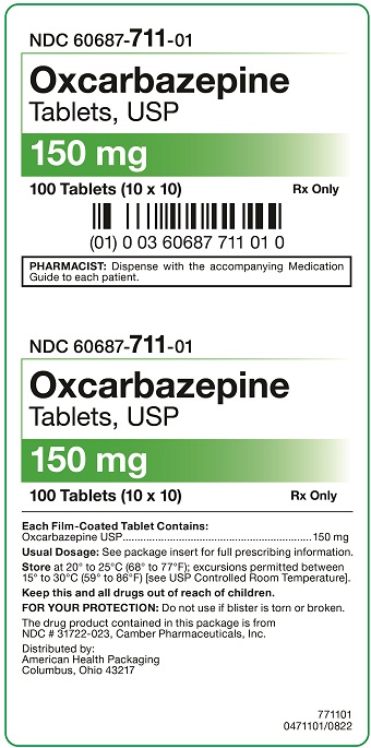150 mg Oxcarbazepine Tablets Carton