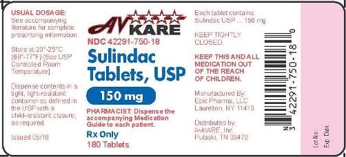 Sulindac Tablets, USP 150mg