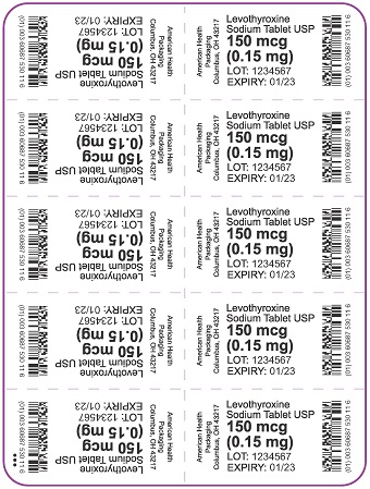 150 mcg Levothyroxine Tablet Blister