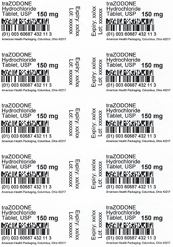 150mg traZODONE HCL Tablets Blister