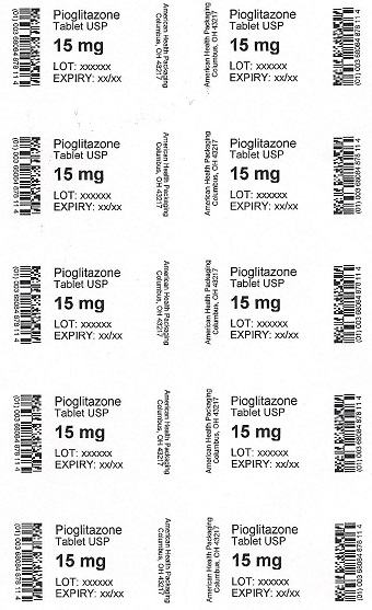 15mg Pioglitazone Tablets Blister