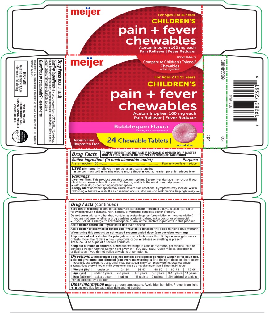Children's Pain and Fever Chewables Acetaminophen