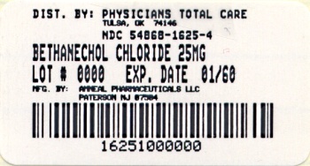 image of 25 mg package label