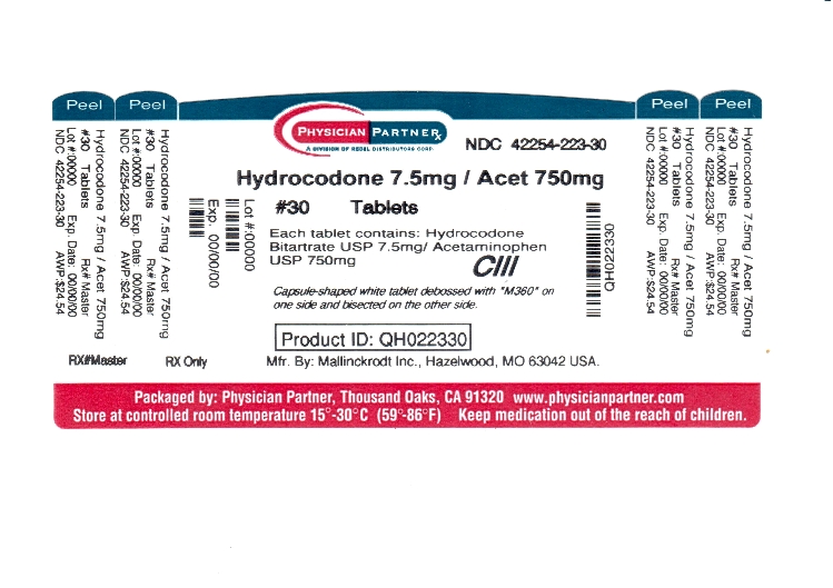 Hydrocodone 7.5mg/Acet 750mg